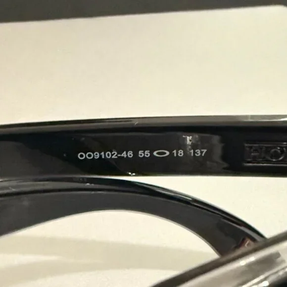 OO9102 Oakley Holbrook Dark Ink Fade Prizm Polarized Silver Reflective Lenses - Picture 7 of 8